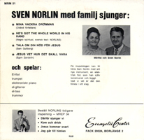 Den sjungande familjen - baksida